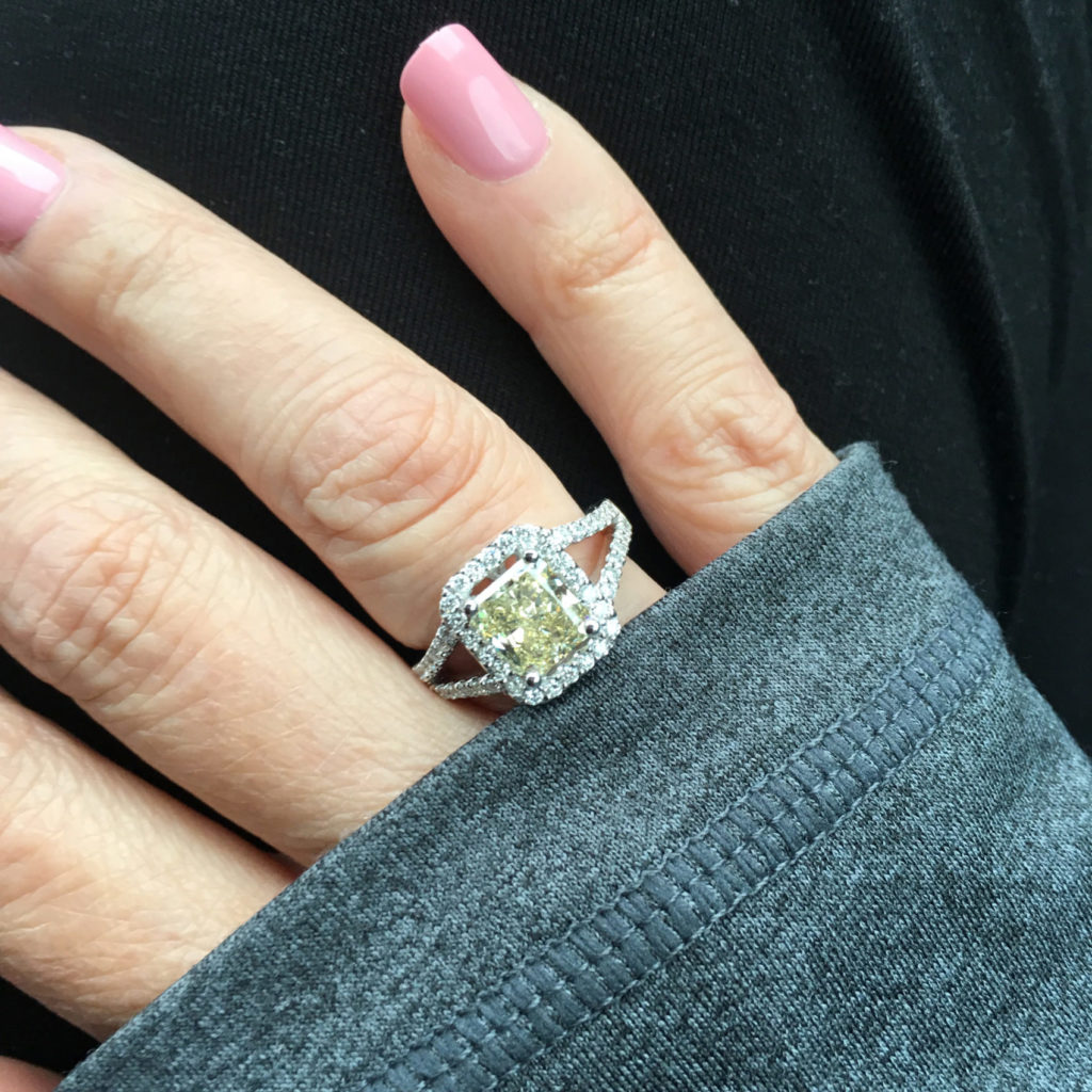 custom engagement ring li ny