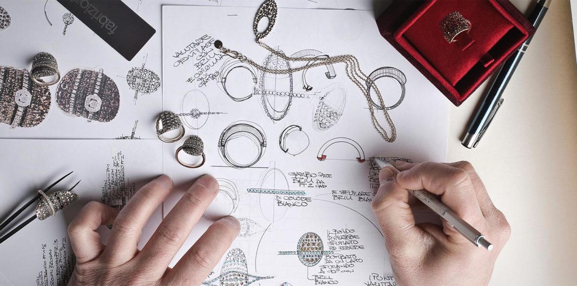custom jewelry design resizing cad sketches