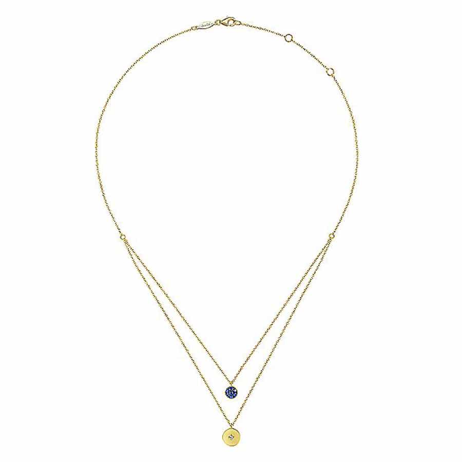 Sapphire & Diamond Necklace full size